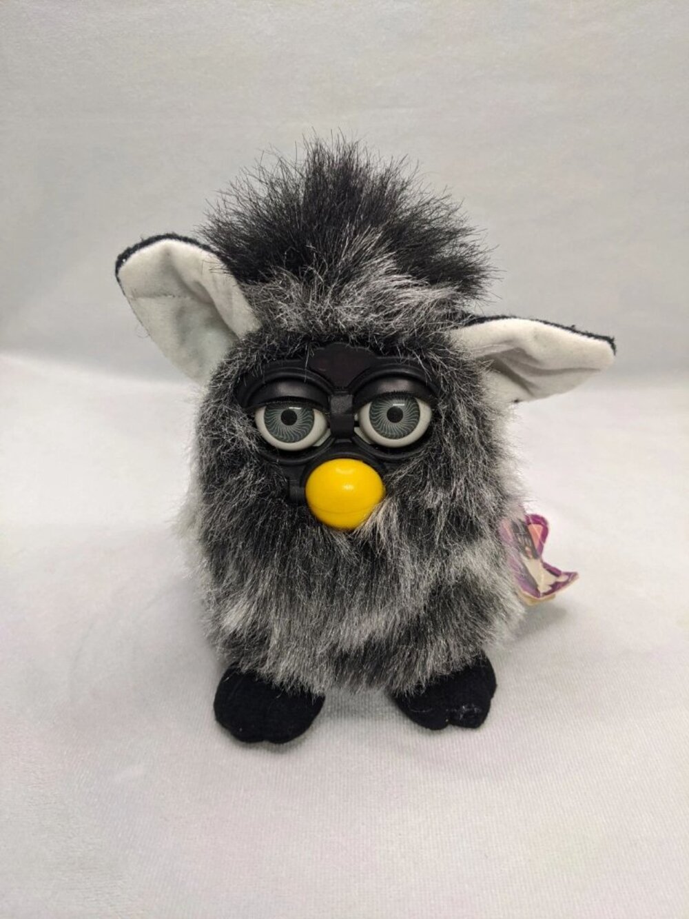 Vintage 90s Furby Mink Gray Black Electronic Interactive Toy Tiger Electronics